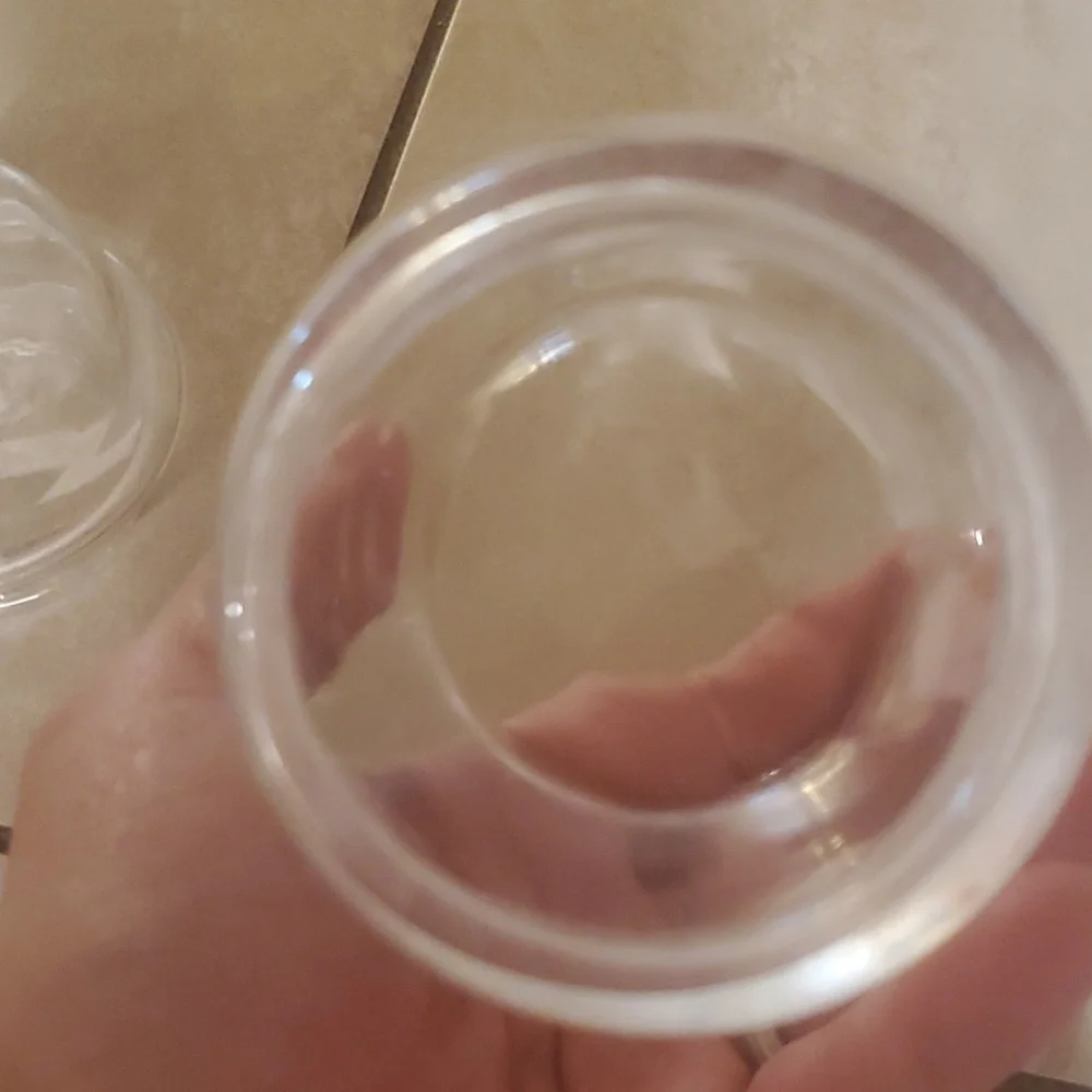 Clear Glass Apocathery Vanity Jar with Lid 7.5in